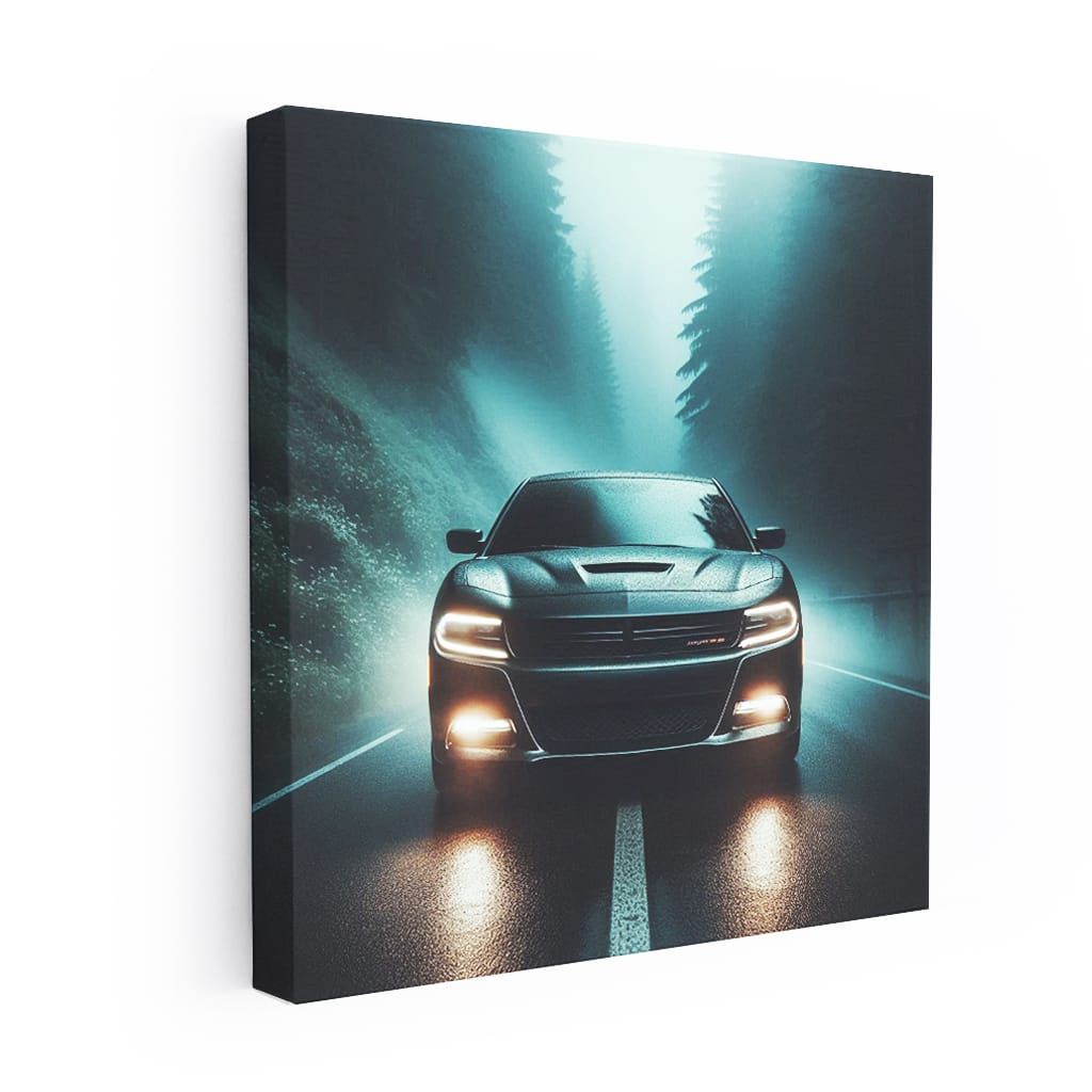 Dodge Charger Fog Wall Art