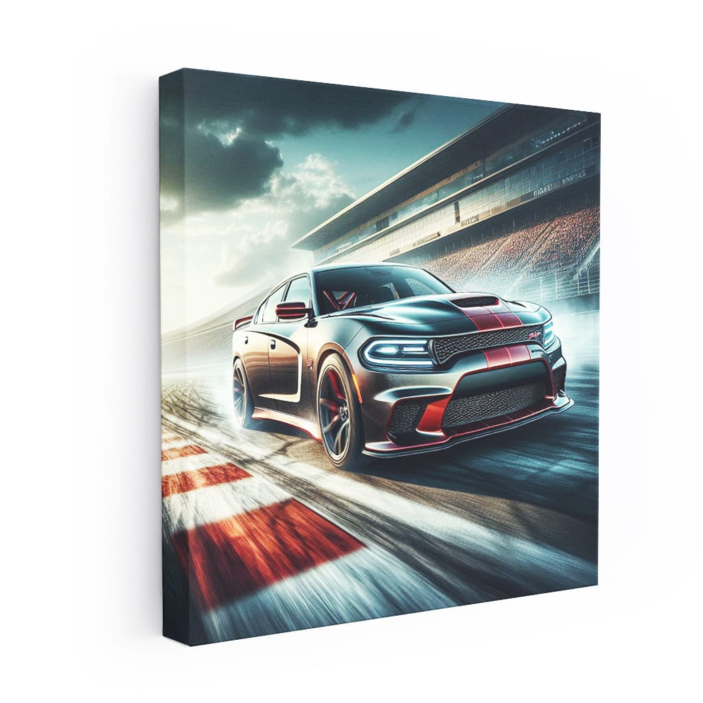 Dodge Charger Srt Hellcat Race Ring Wall Art