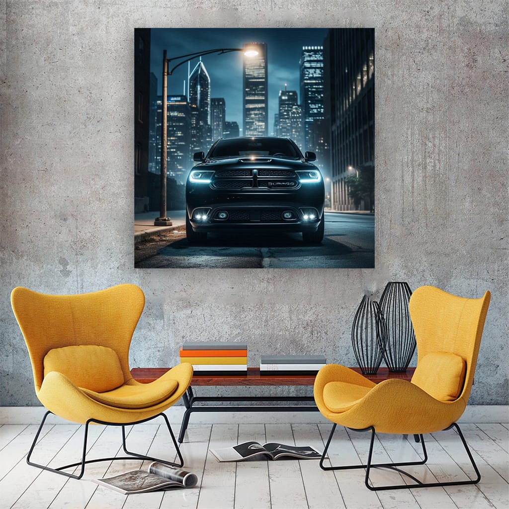 Dodge Durango Night Wall Art