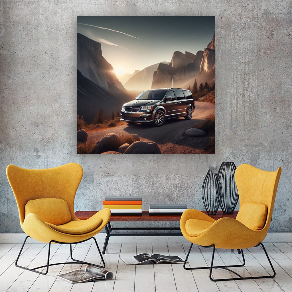 Dodge Grand Caravan Mounta Wall Art