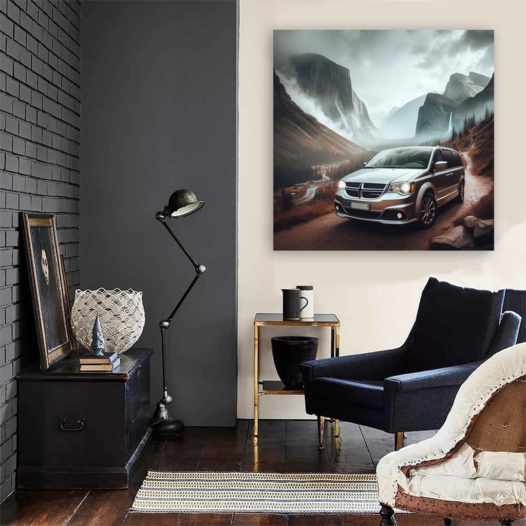 Dodge Grand Caravan Mountain Wall Art