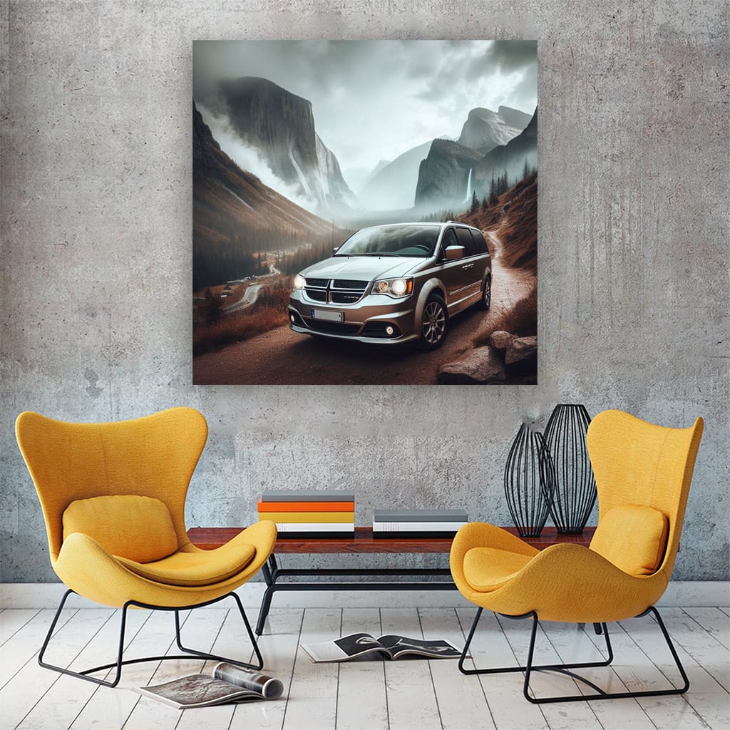 Dodge Grand Caravan Mountain Wall Art