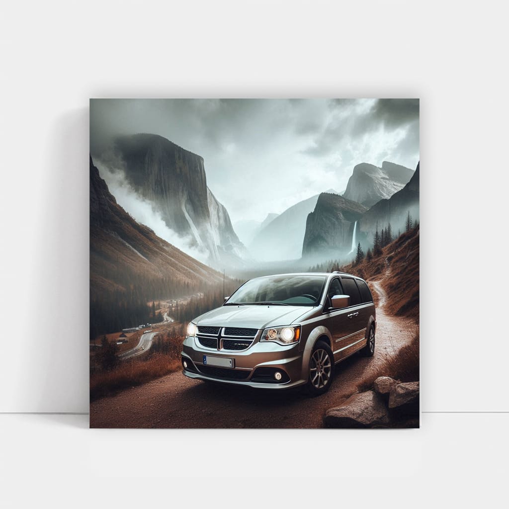 Dodge Grand Caravan Mountain Wall Art