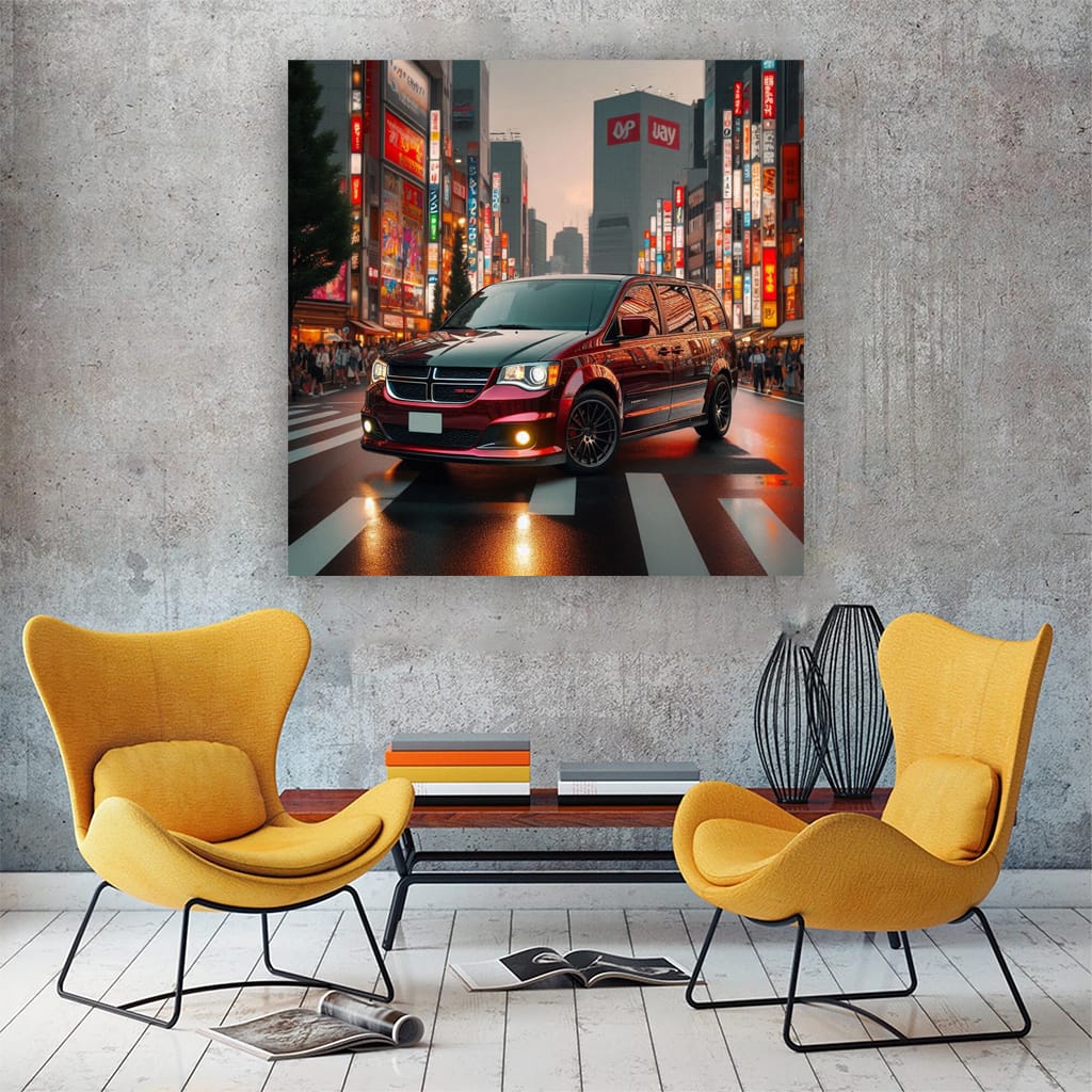 Dodge Grand Caravan Tokyo Jap Wall Art