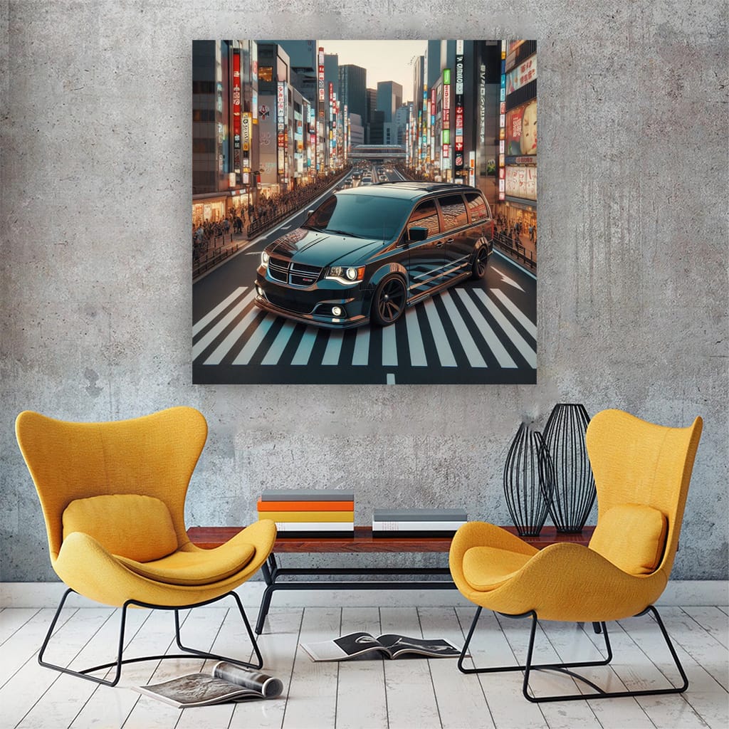 Dodge Grand Caravan Tokyo Japan Wall Art