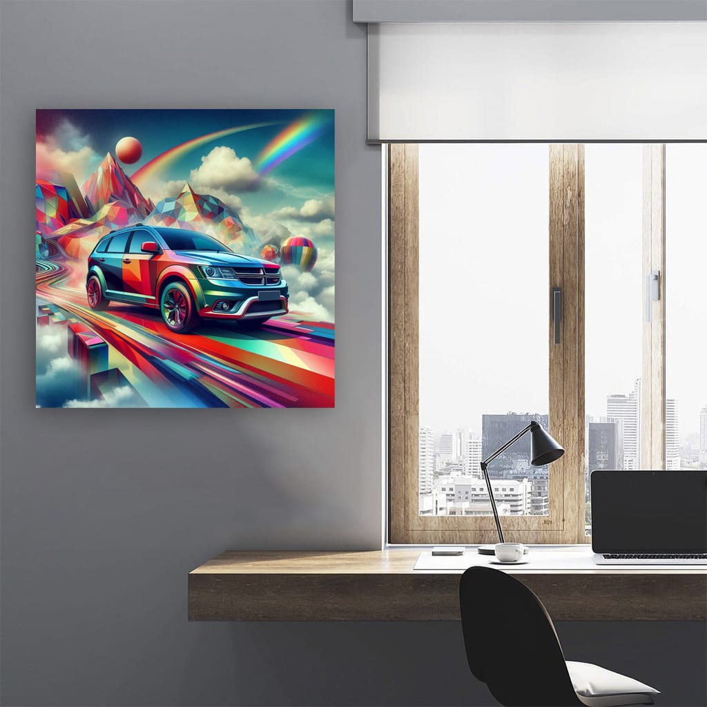 Dodge Journey Abstract - Bold and Adventurous Design