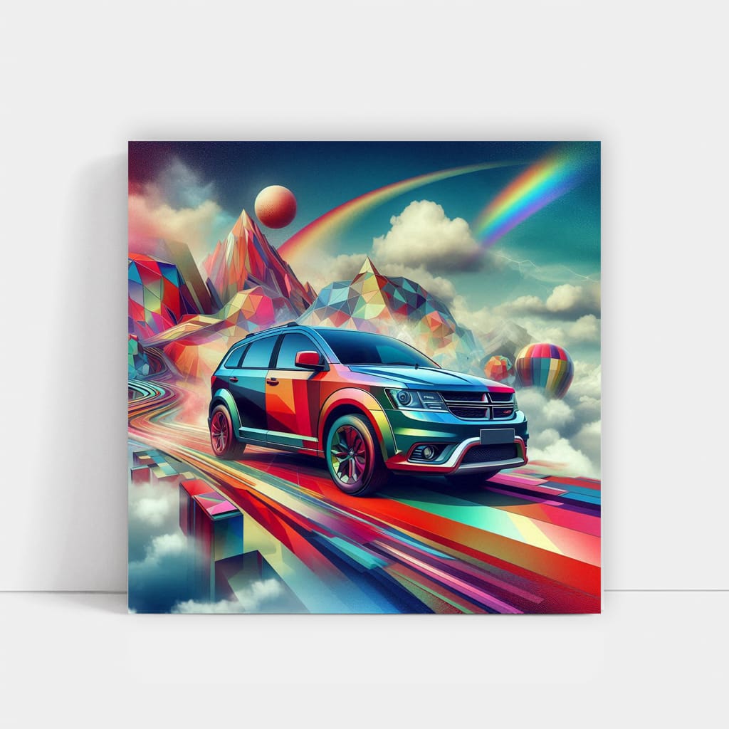 Dodge Journey Absctra Wall Art