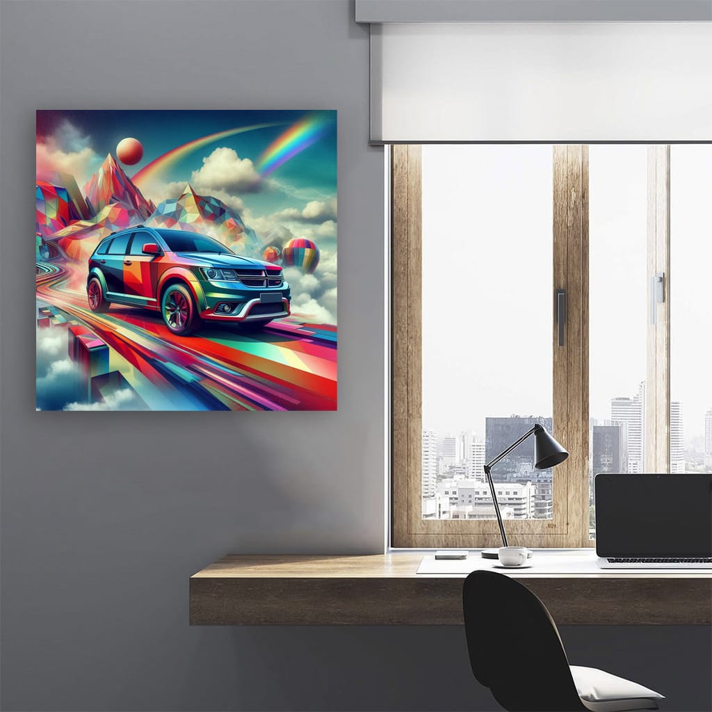 Dodge Journey Absctra Wall Art