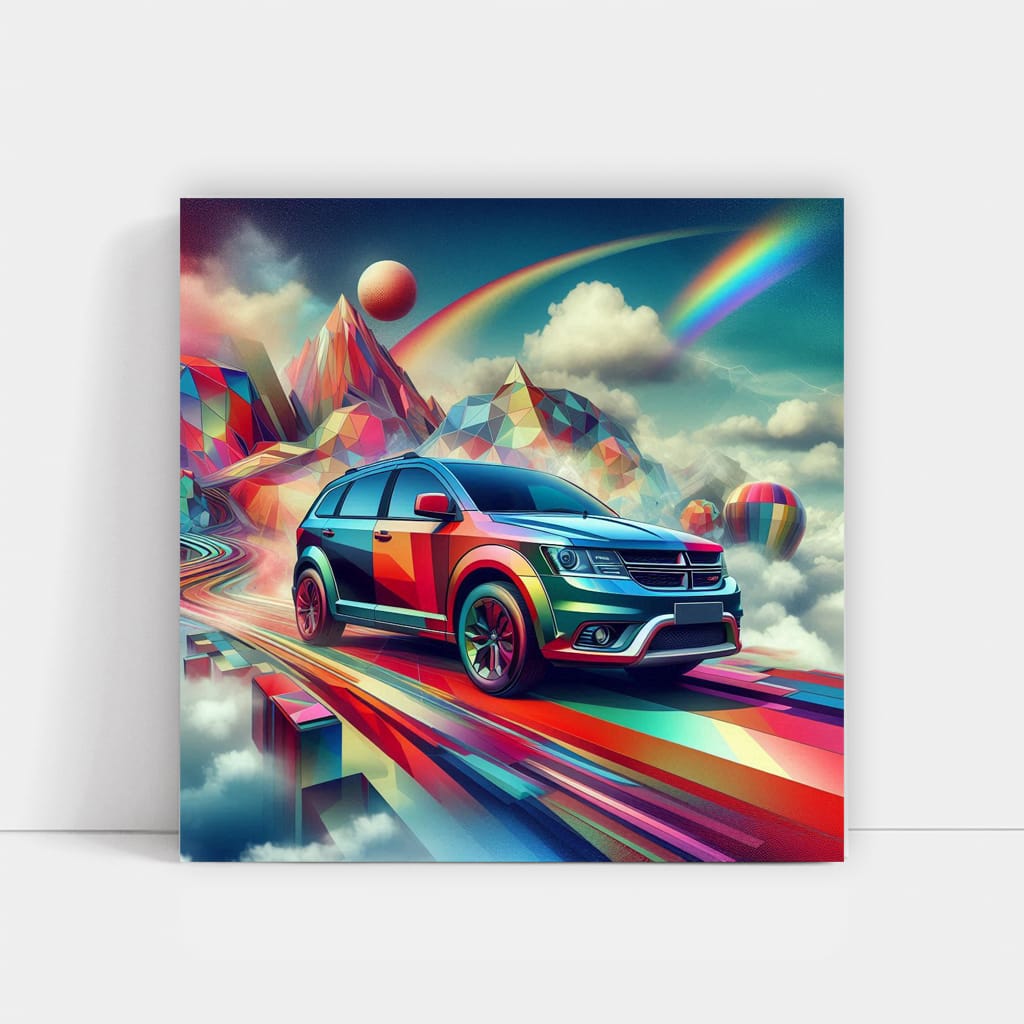 Dodge Journey Abstract - Bold and Adventurous Design