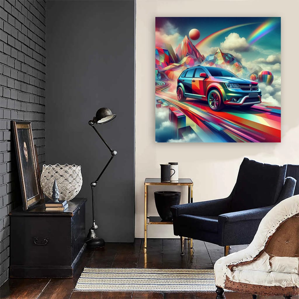Dodge Journey Abstract - Bold and Adventurous Design