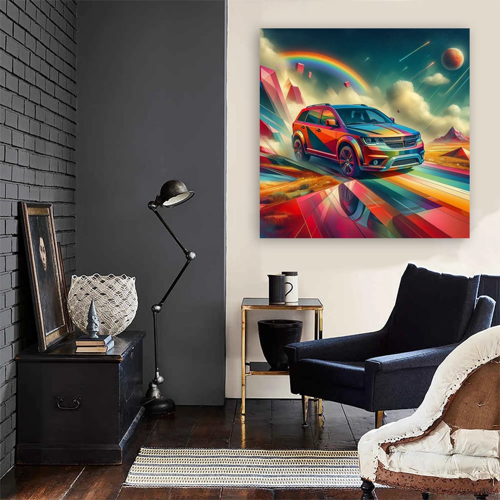 Dodge Journey Abstract - Bold and Adventurous