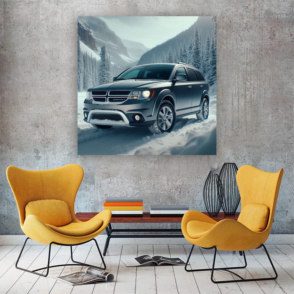 Dodge Journey Wint Wall Art