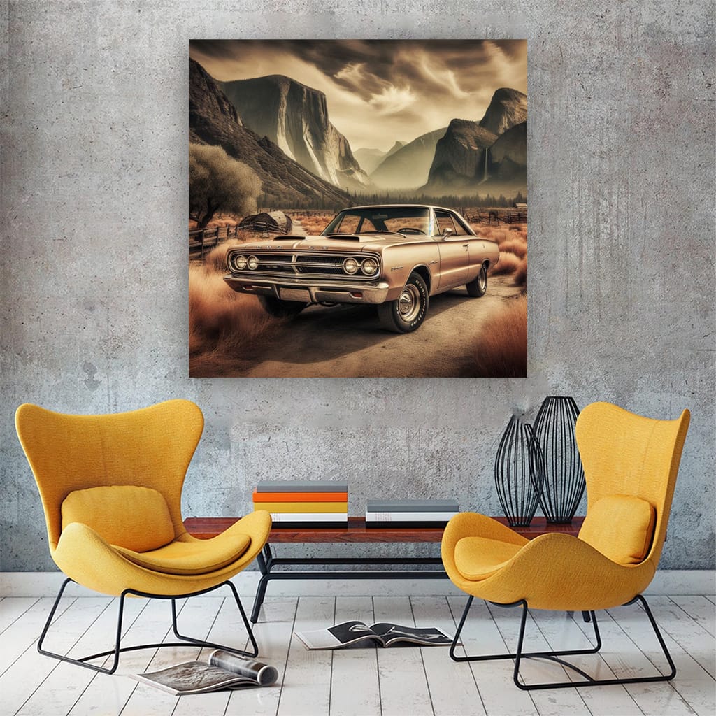 Retro Dodge in Vintage Valley - Classic Style Revival
