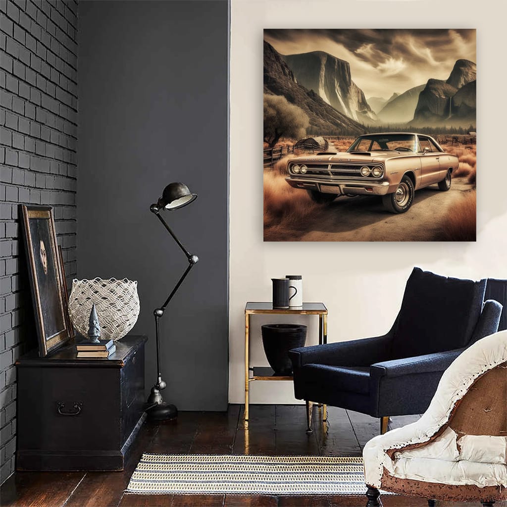 Retro Dodge in Vintage Valley - Classic Style Revival
