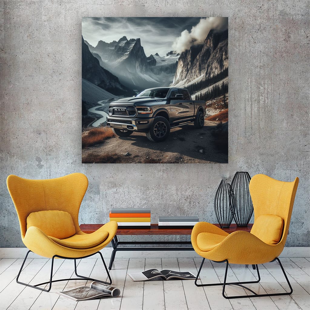Dodge Ram Mountain Adventure - Rugged Power and Style