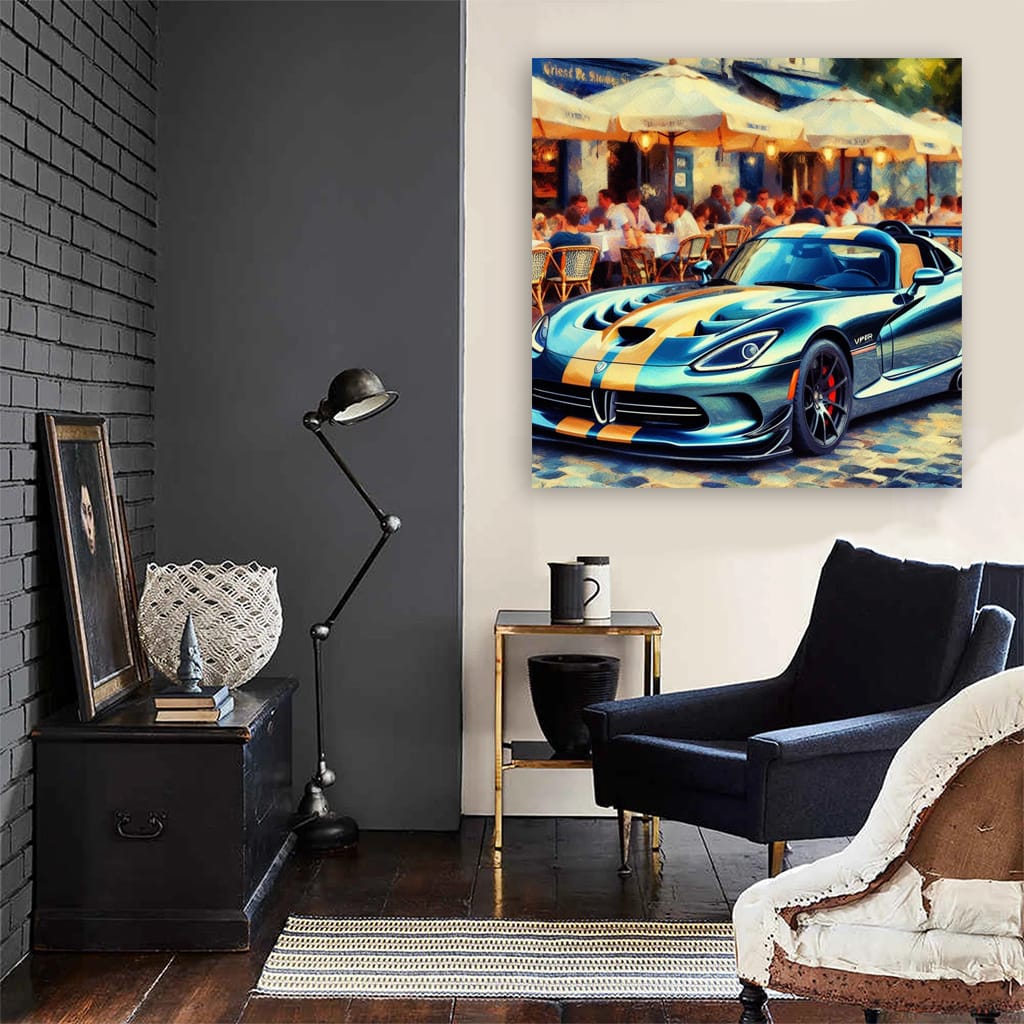 Dodge Viper: Impressionist Art of Speed and Power