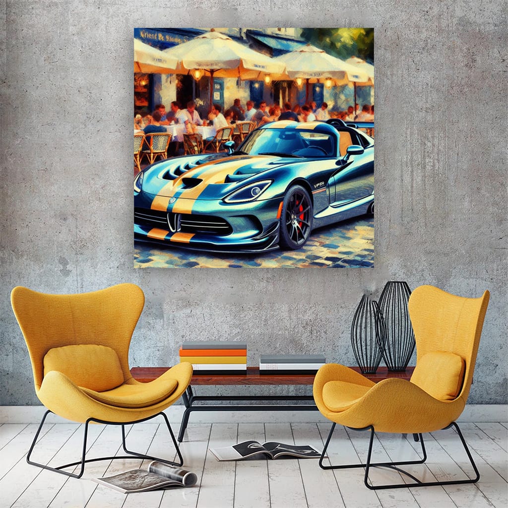 Dodge Viper: Impressionist Art of Speed and Power