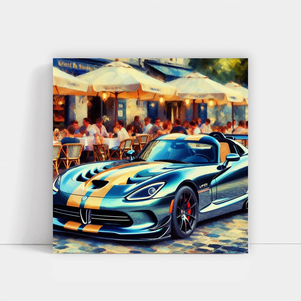 Dodge Viper: Impressionist Art of Speed and Power