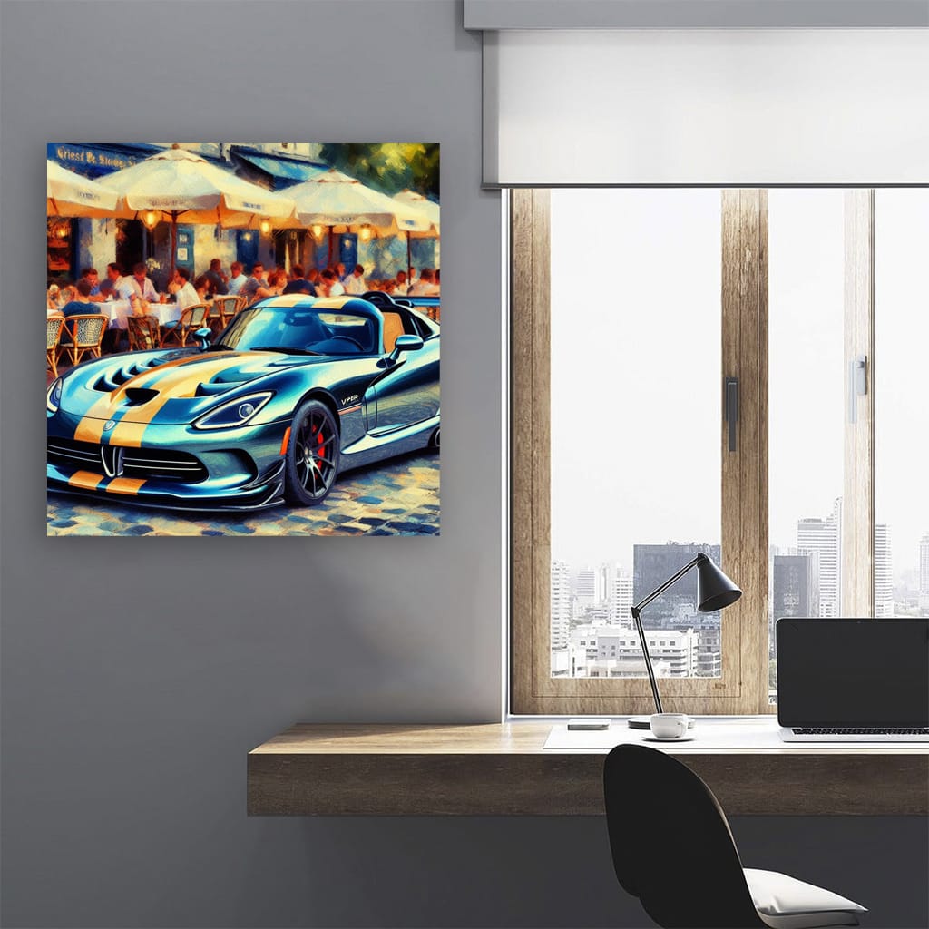 Dodge Viper: Impressionist Art of Speed and Power