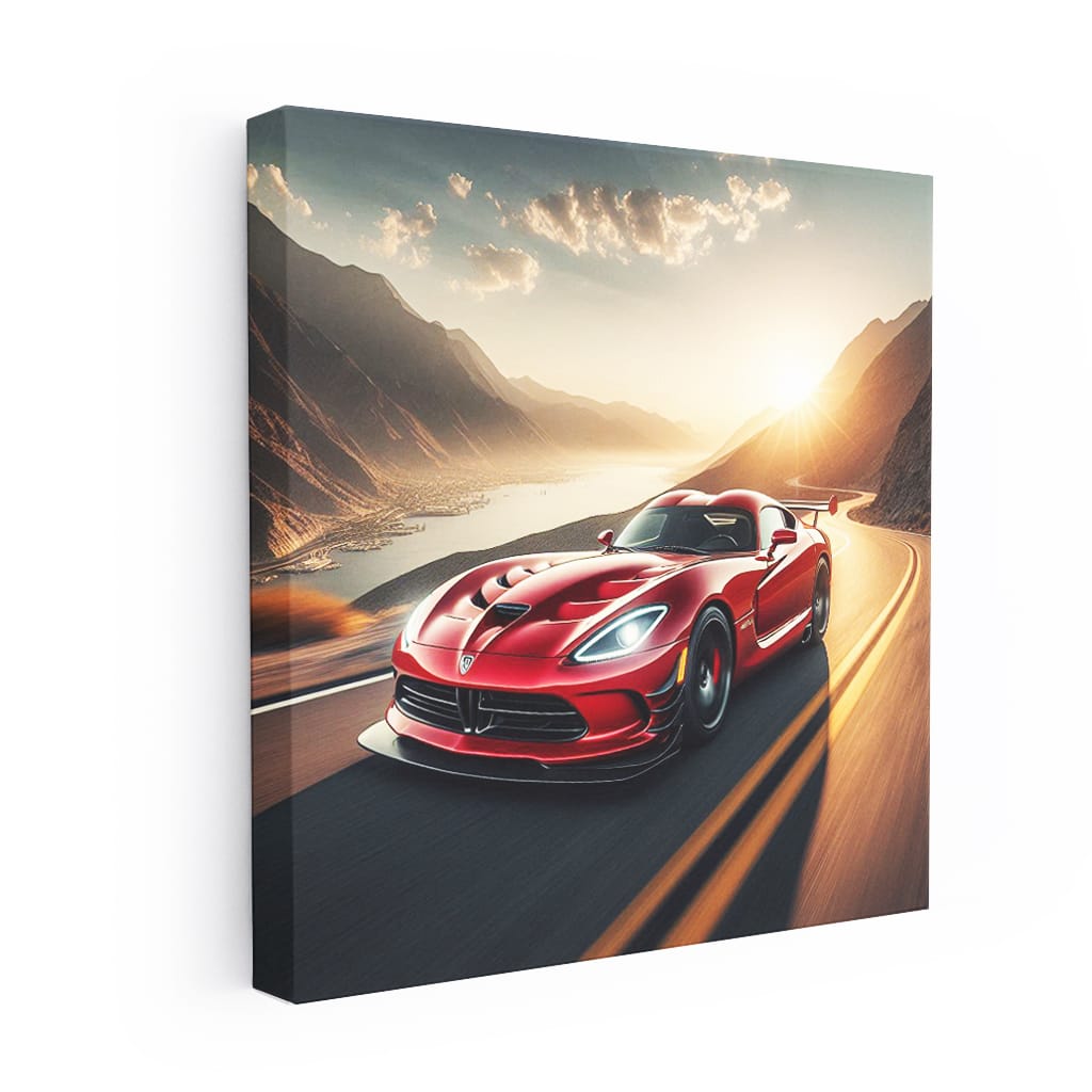 Dodge Viper Mountai Wall Art