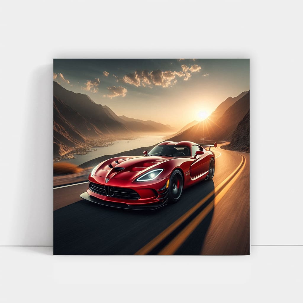 Dodge Viper Mountai Wall Art