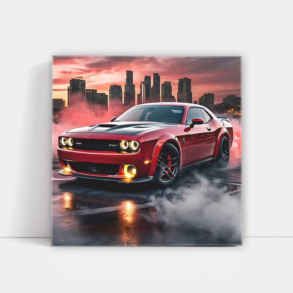 Dodge Hellcat Red SRT Drift VZIT – Muscle Car Power