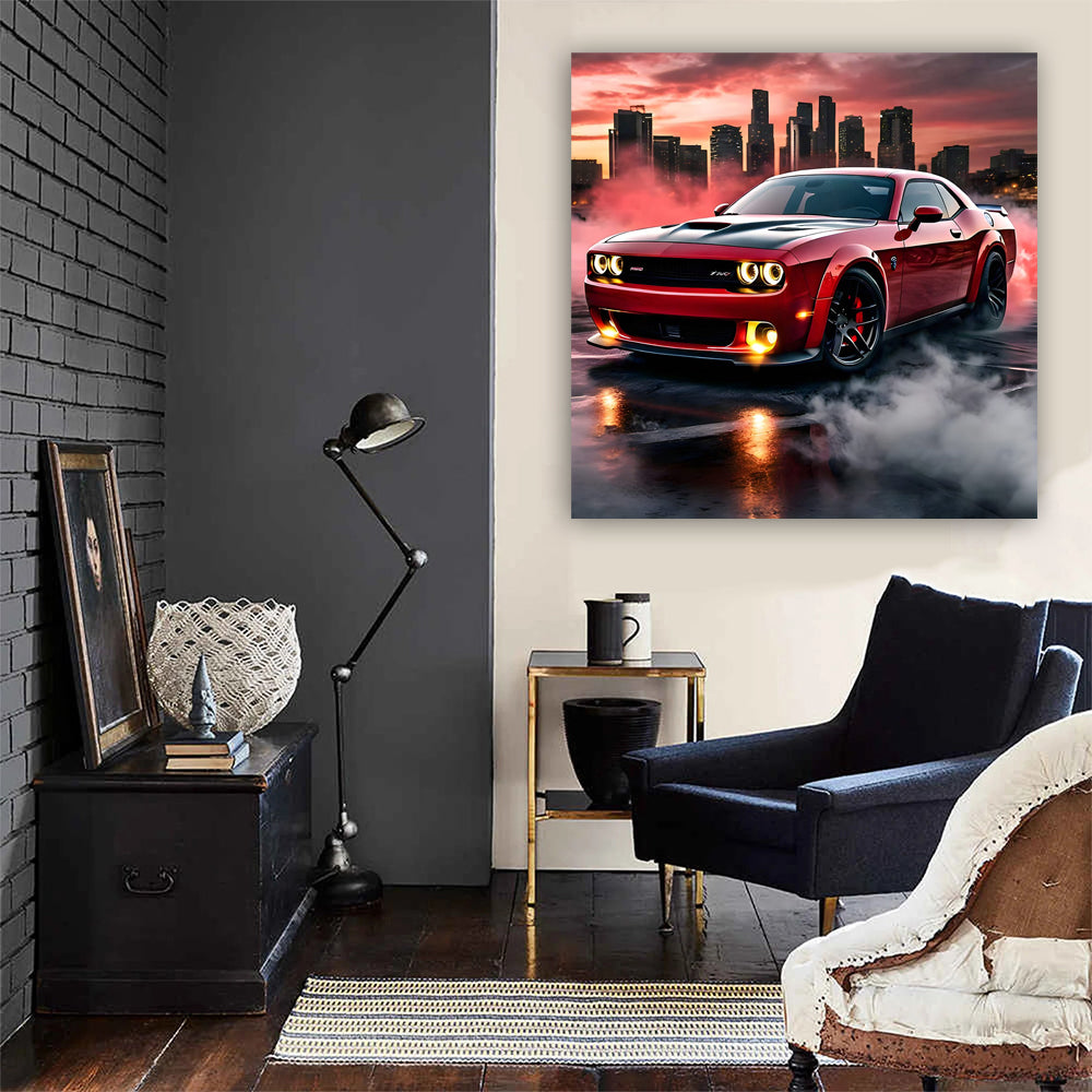 Dodge Hellcat Red SRT Drift VZIT – Muscle Car Power