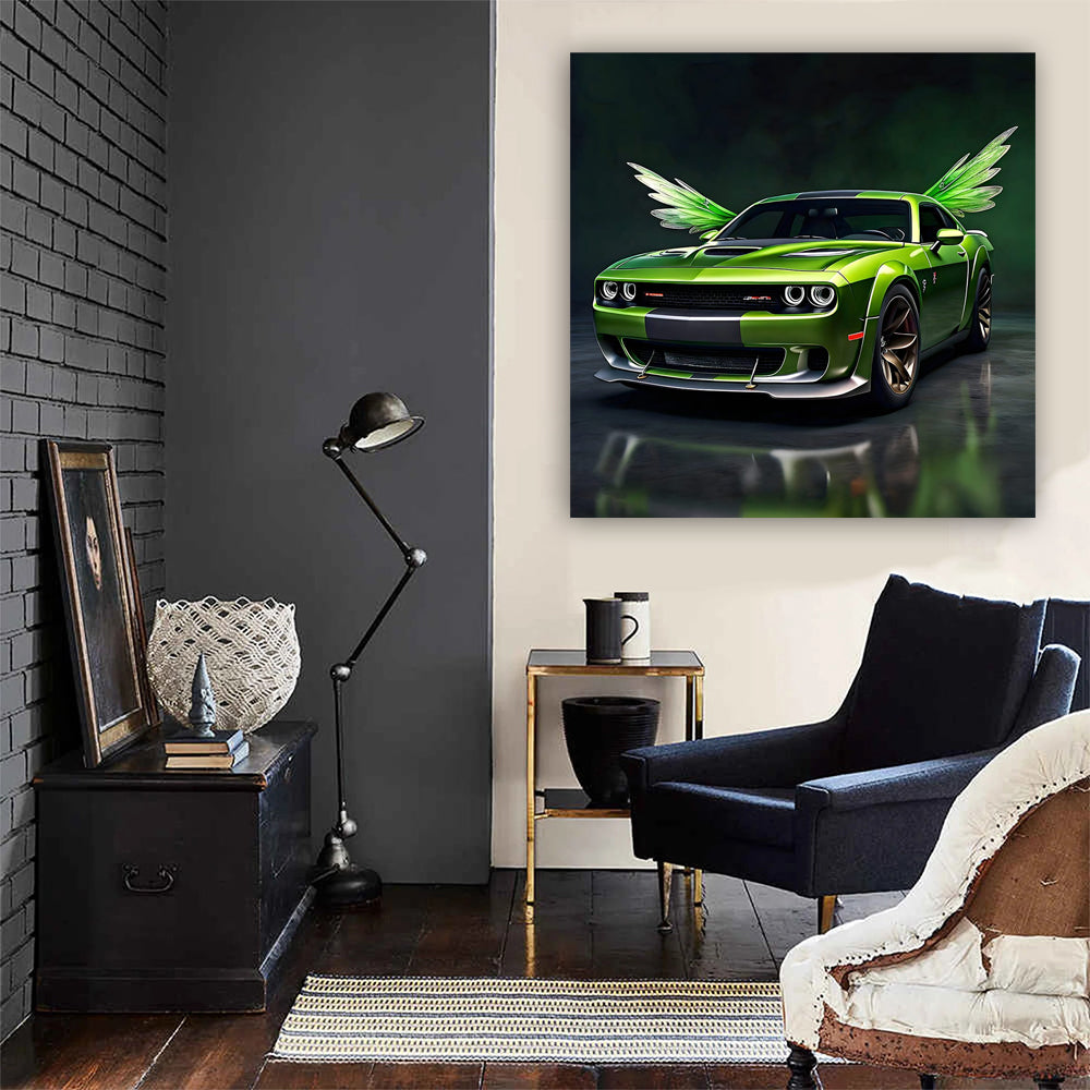 Green Fairy Dodge Charger SRT Hellcat - Power Unleashed