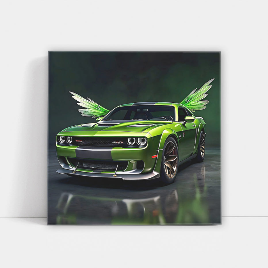 Green Fairy Dodge Charger SRT Hellcat - Power Unleashed