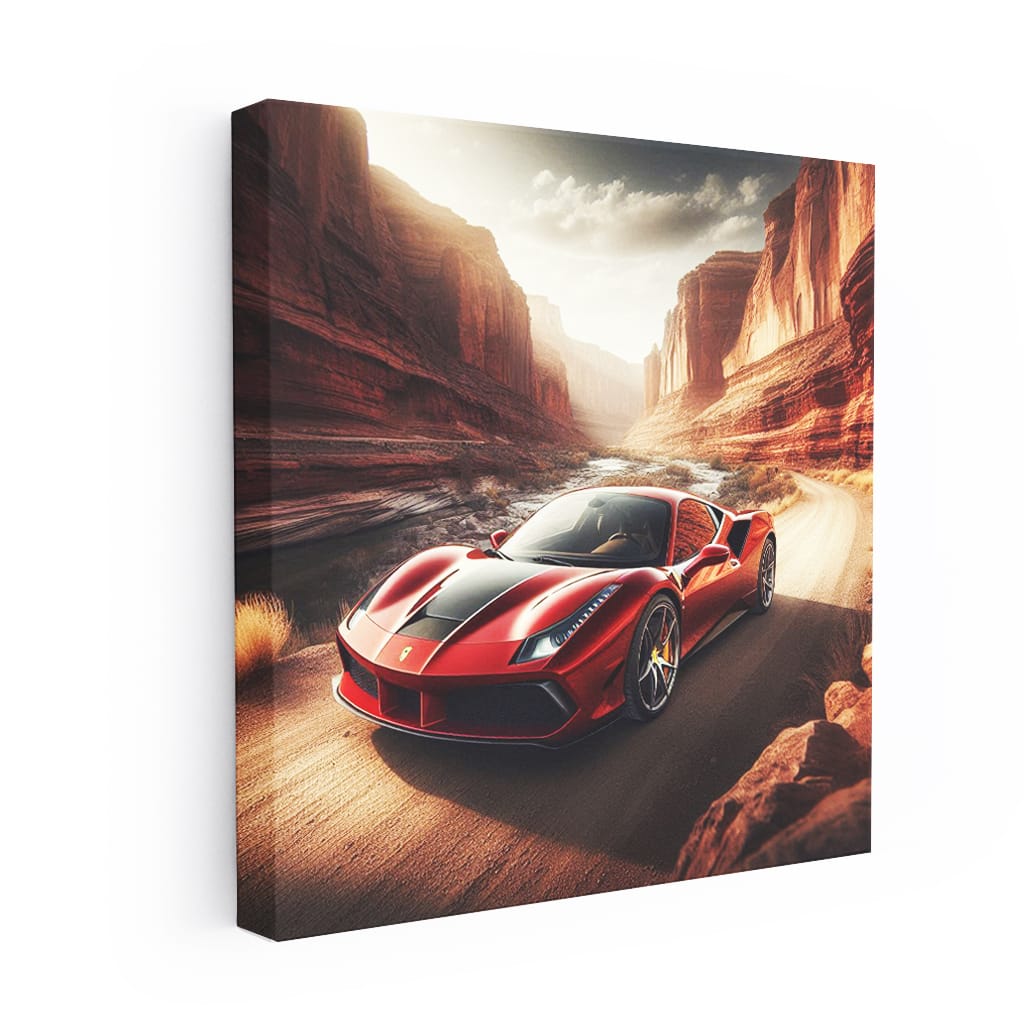 Ferrari 488 Gtb Cany Wall Art