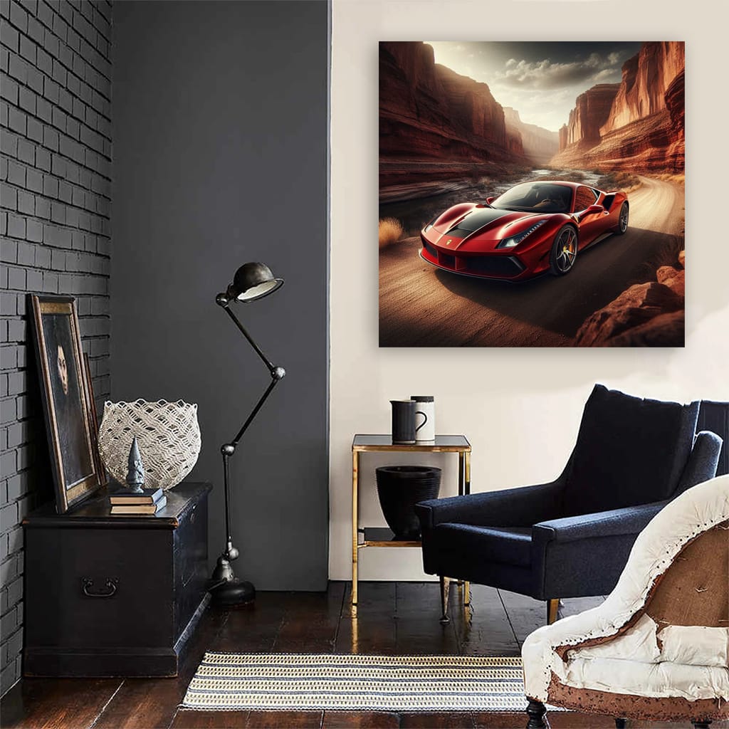 Ferrari 488 GTB Canyon Drive - Speed and Elegance Captured
