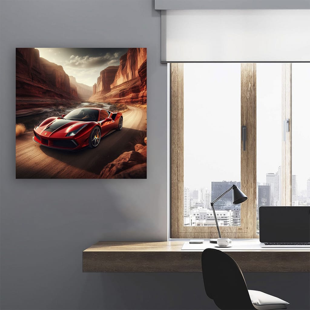 Ferrari 488 GTB Canyon Drive - Speed and Elegance Captured