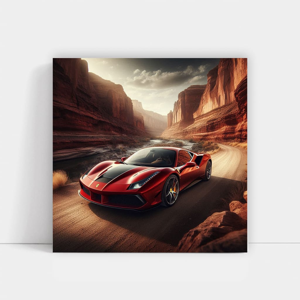 Ferrari 488 Gtb Cany Wall Art