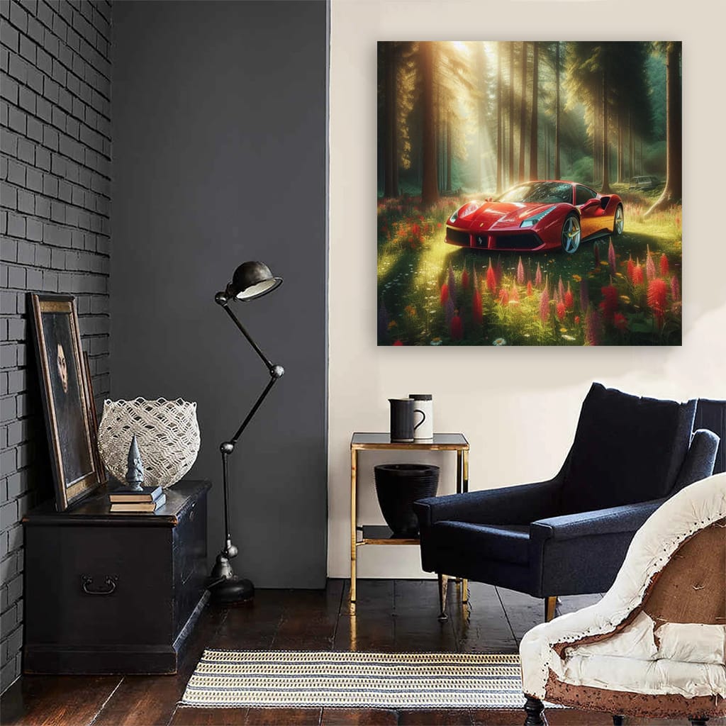 Ferrari 488 Gtb Fore Wall Art