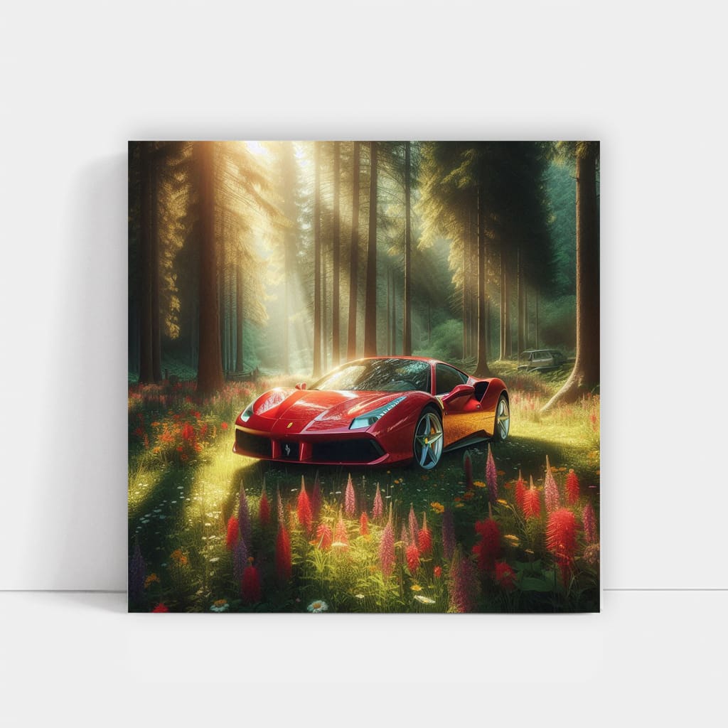 Ferrari 488 Gtb Fore Wall Art