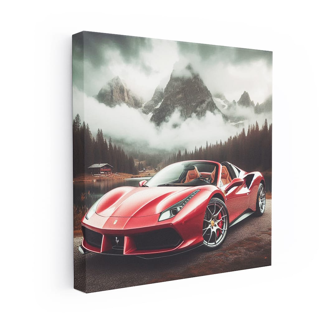 Ferrari 488 Spider National Pa Wall Art