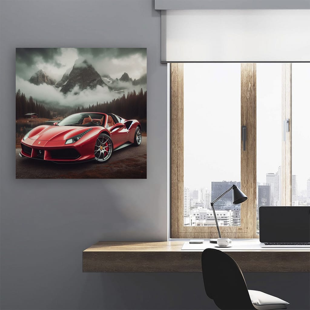 Ferrari 488 Spider National Pa Wall Art