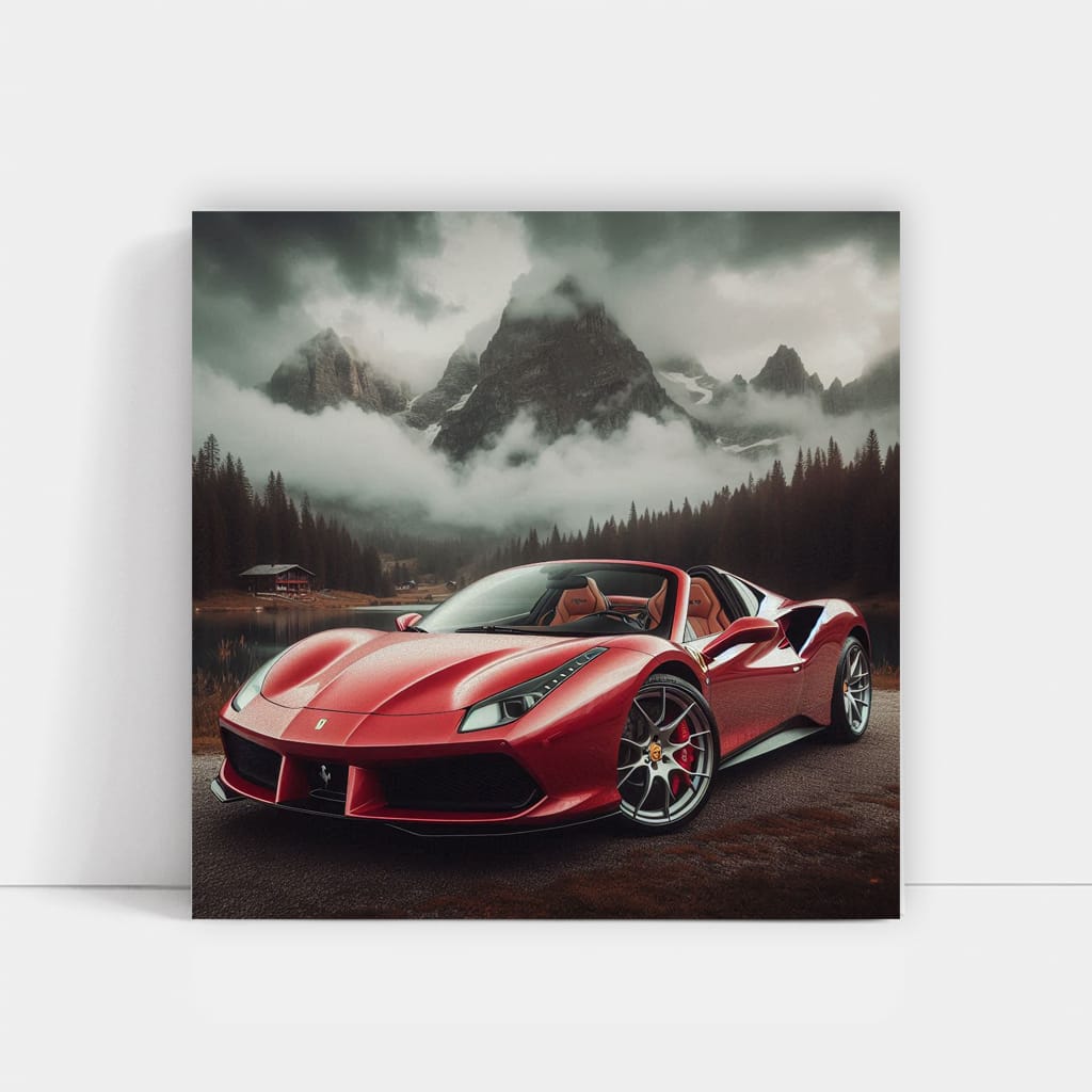 Ferrari 488 Spider National Pa Wall Art