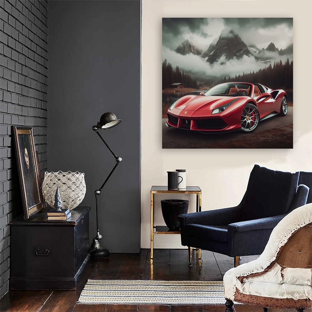 Ferrari 488 Spider National Pa Wall Art