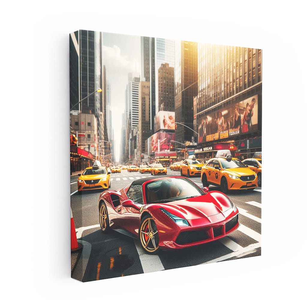 Ferrari 488 Spider New Yo Wall Art