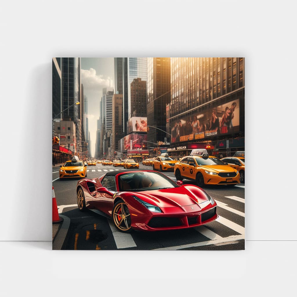 Ferrari 488 Spider New Yo Wall Art