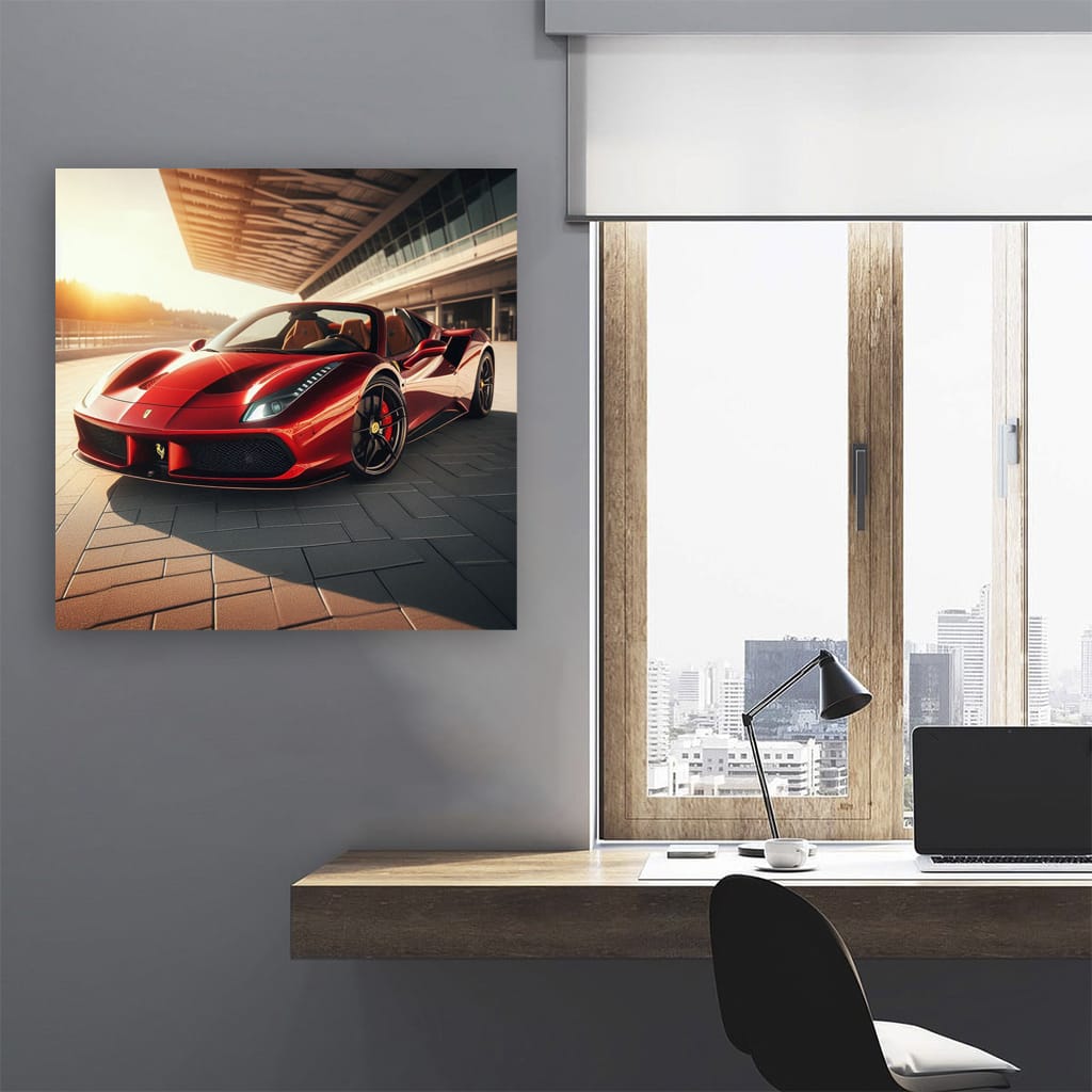 Ferrari 488 Spider in Sunny Weather - Masterpiece of Speed