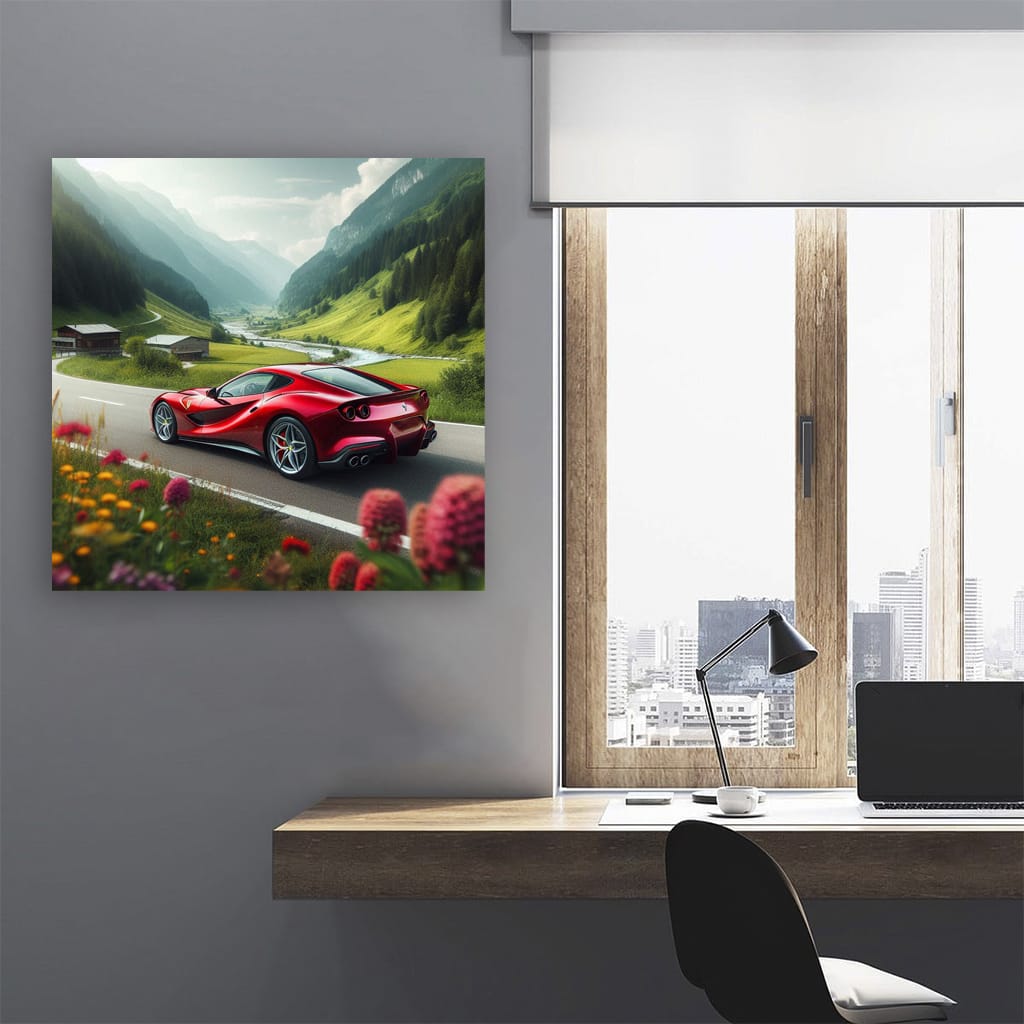 Ferrari 812 Superfast Vall Wall Art