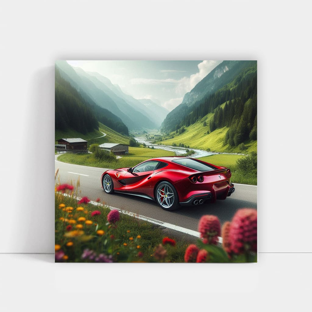 Ferrari 812 Superfast Vall Wall Art