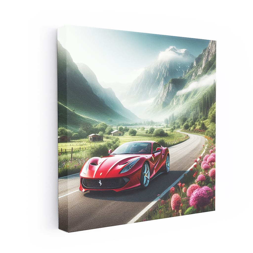 Ferrari 812 Superfast Valley Wall Art