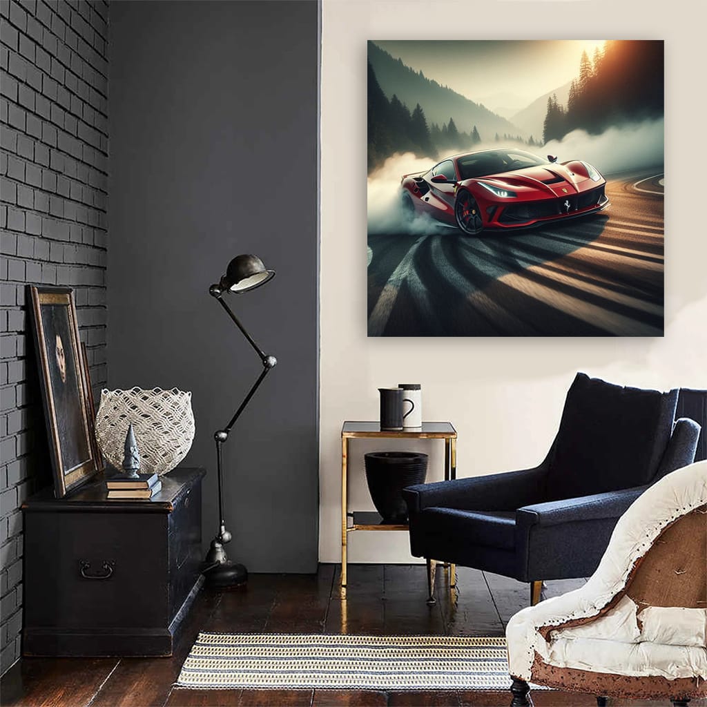 Ferrari F8 Tributo Dri Wall Art