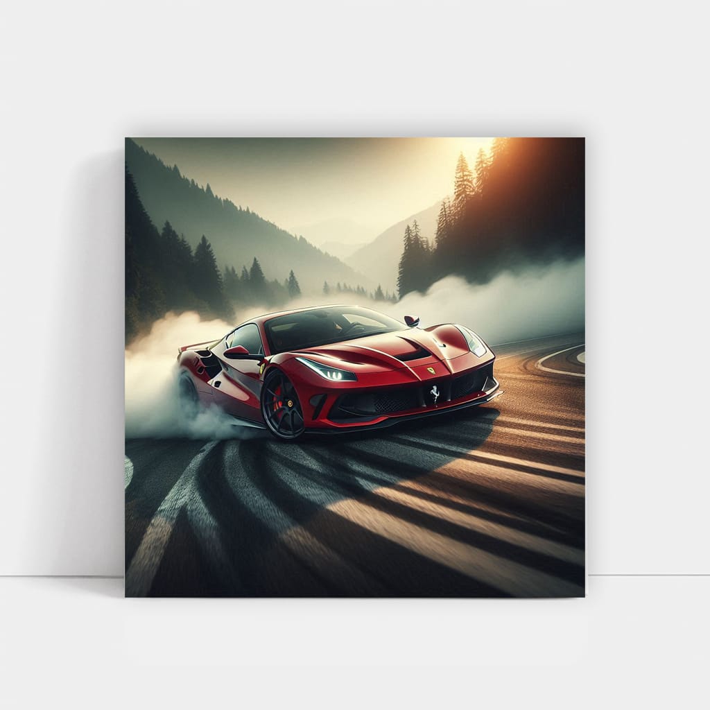 Ferrari F8 Tributo Drift - Precision and Power Performance