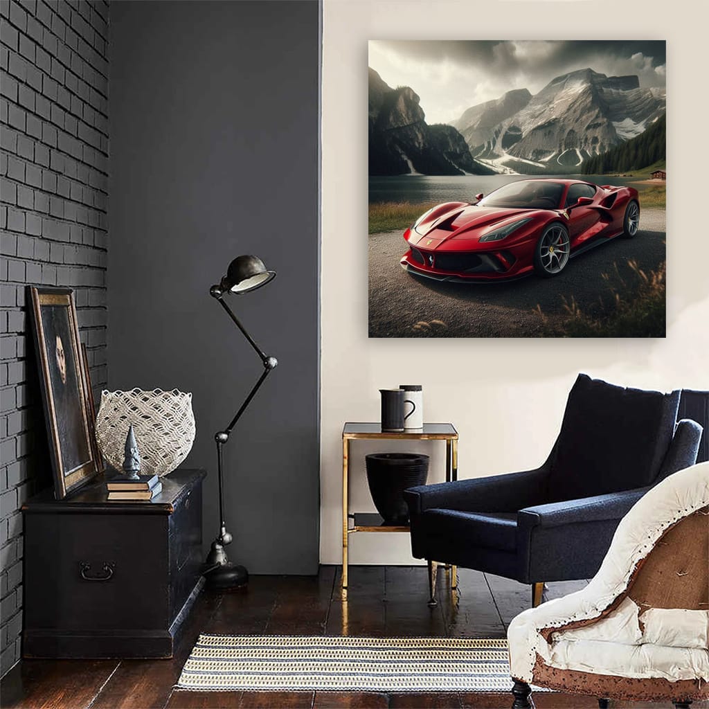 Ferrari F8 Tributo in Mountains - Blend of Elegance and Power