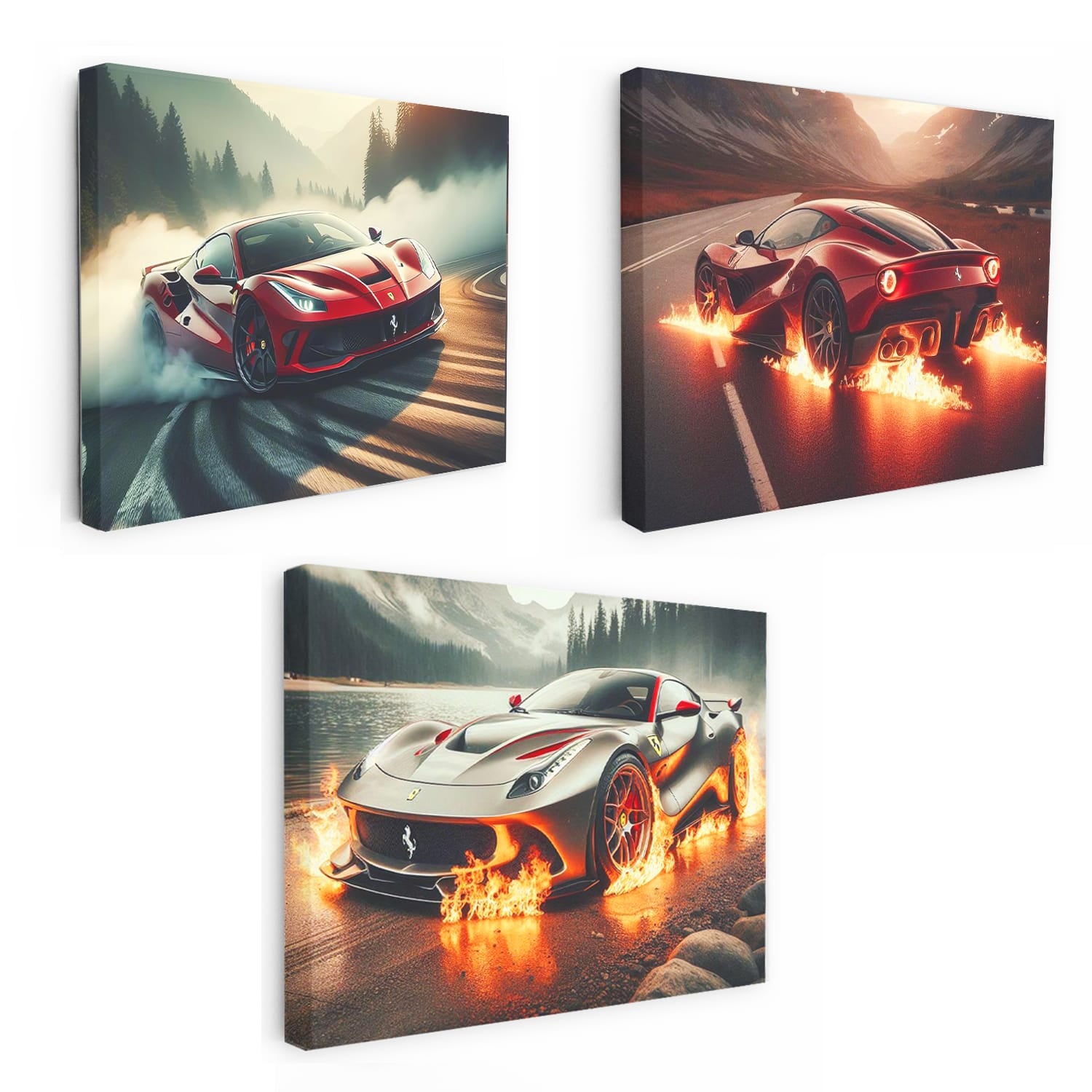 Ferrari Fire Drift Set of 3