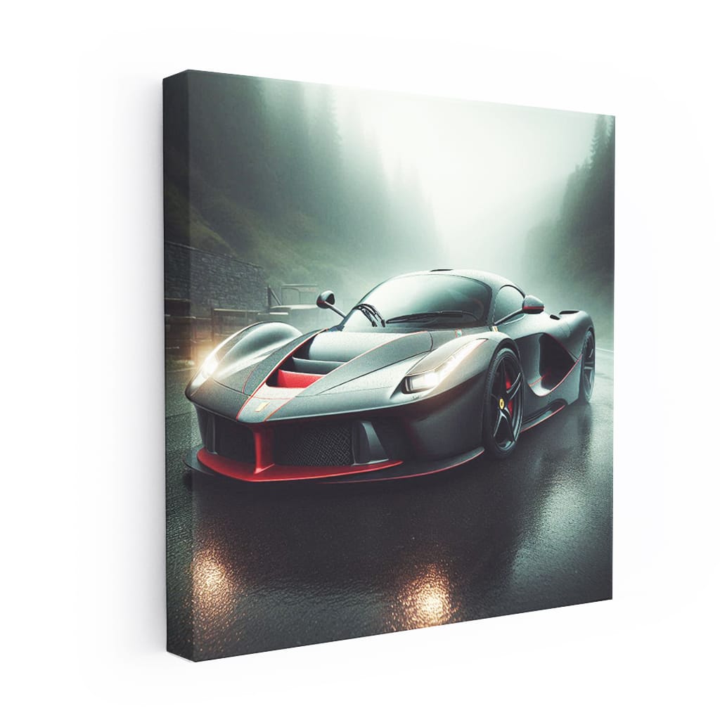 Ferrari Laferrari Overcast Weather Wall Art